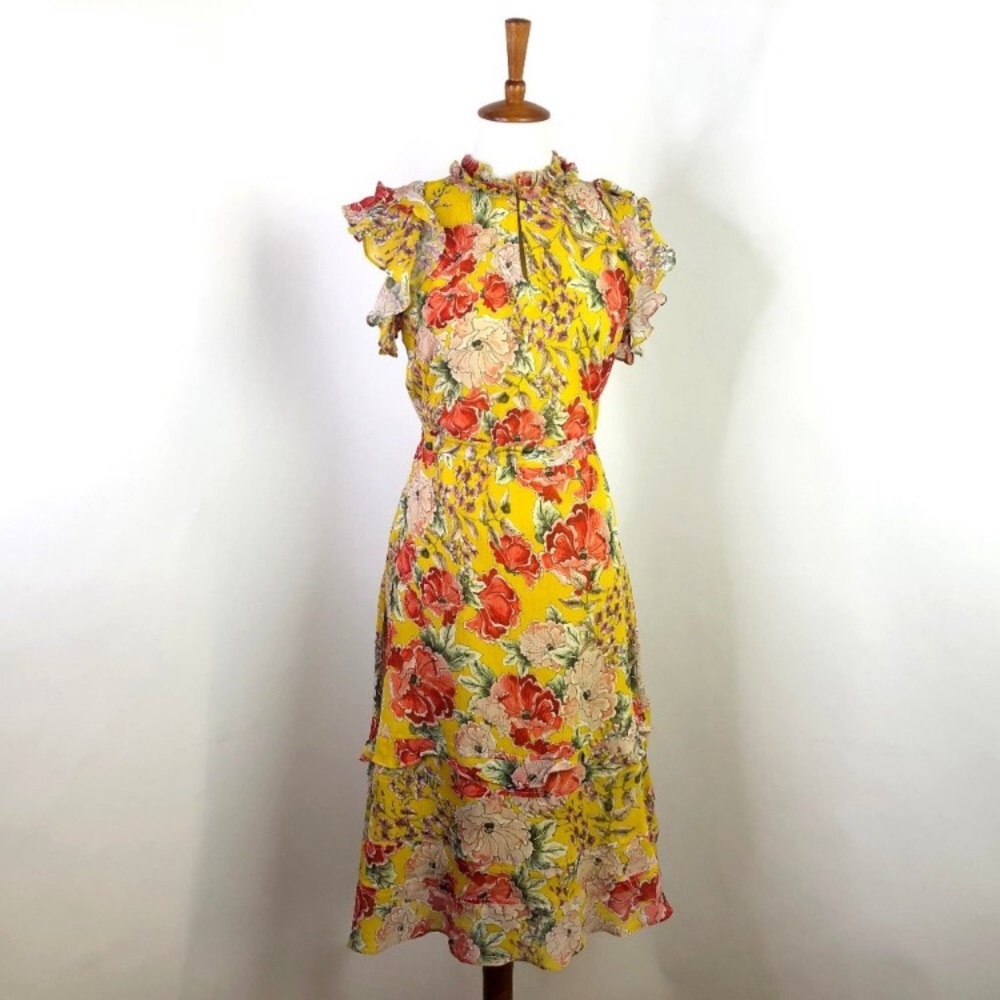 Anthropologie Dolan Left Coast Ellory Silk Dress